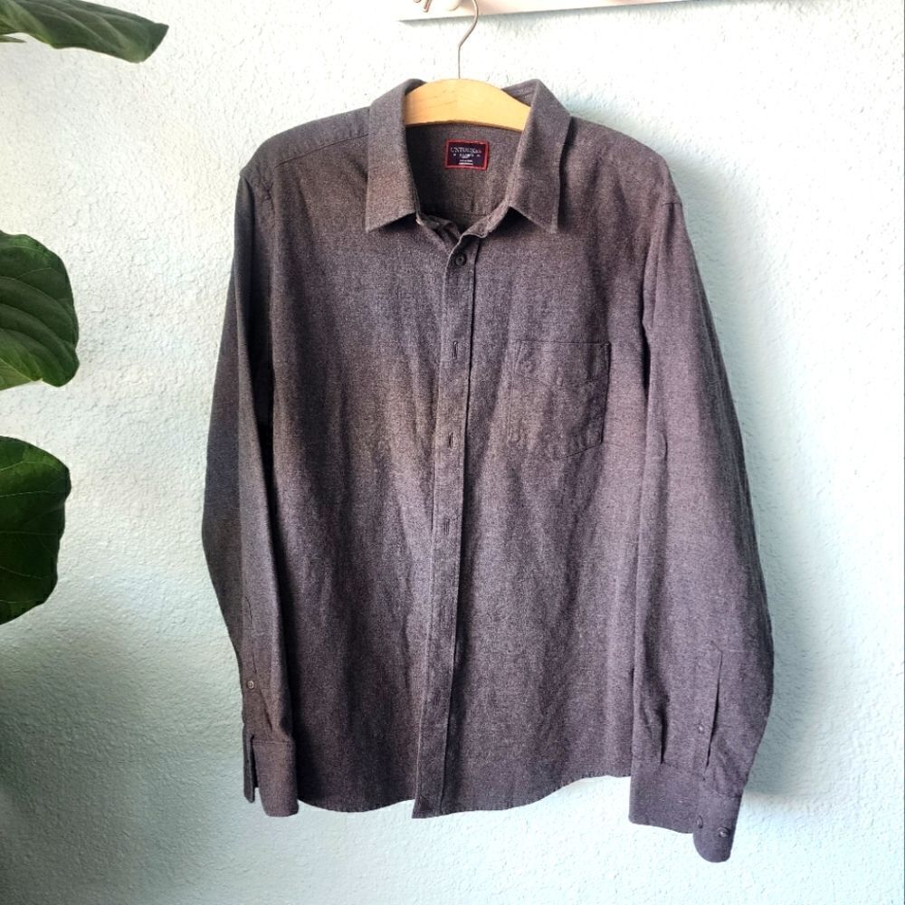 Untuckit cotton long sleeve shirt